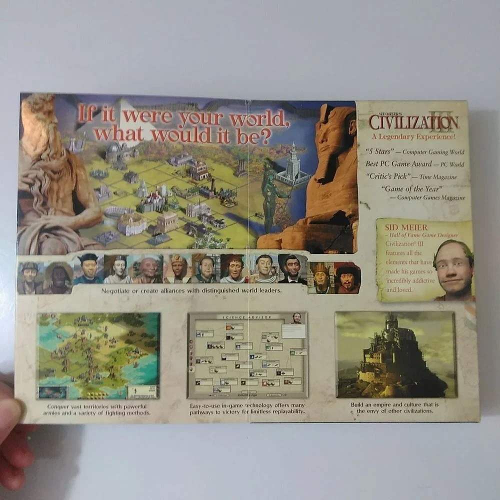 Sid Meier's Civilization III Game of the Year Edition Computer Strategy Game